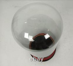 Antique Round Hand Blown Glass Dome Globe Steampunk Display 21.45 D 8.77