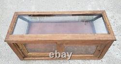 Antique Showcase Country General Drug Store Counter Top Apothecary Display Case