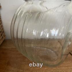 Antique Smarties Candy General Store Glass Display With Tin LID