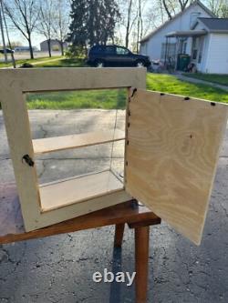 Antique Spartus Cameras Curved Glass Countertop Store Display Showcase