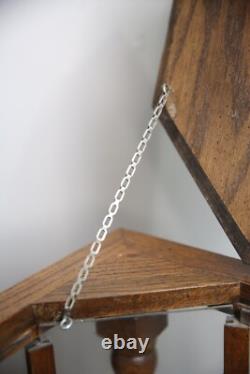 Antique Store Counter Display Case Vintage Cabinet Wood Glass Ballot Box