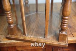 Antique Store Counter Display Case Vintage Cabinet Wood Glass Ballot Box