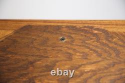 Antique Store Counter Display Case Vintage Cabinet Wood Glass Ballot Box