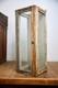 Antique Store Counter Display Case Wood Apothecary Cabinet Vintage Glass