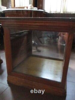 Antique Store Display Glass Cabinet Showcase 23 x 23 x 22 1/2