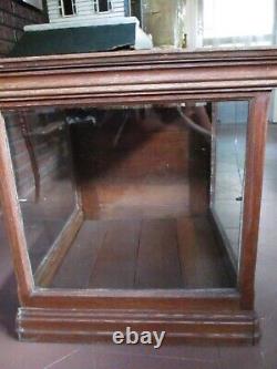 Antique Store Display Glass Cabinet Showcase 23 x 23 x 22 1/2