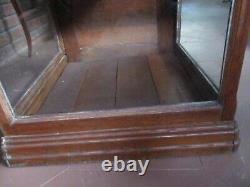 Antique Store Display Glass Cabinet Showcase 23 x 23 x 22 1/2