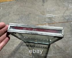 Antique Store Display Glass Case Advertising PERFECTION BLOW PENS Sign Fountain