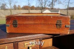Antique Store Display Kitchen Presto Cooker Pots Pans Glass Display Cabinet VTG