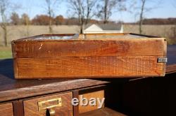 Antique Store Display Kitchen Presto Cooker Pots Pans Glass Display Cabinet VTG