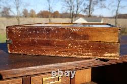 Antique Store Display Kitchen Presto Cooker Pots Pans Glass Display Cabinet VTG