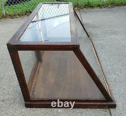 Antique Sun MFG Co Glass Showcase Country General Store Counter Top Display Case