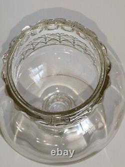 Antique TIFFIN DAKOTA APOTHECARY GLASS CANDY JAR STORE DISPLAY