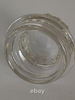 Antique TIFFIN DAKOTA APOTHECARY GLASS CANDY JAR STORE DISPLAY