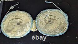 Antique TRADE SIGN Glasses Up To Optical Optician medical Dr. Store Display Art