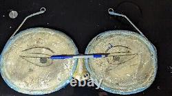 Antique TRADE SIGN Glasses Up To Optical Optician medical Dr. Store Display Art