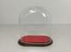 Antique Victorian Oval Hand Blown Glass Globe Dome Doll Clock 13.77h 12.59w6.2