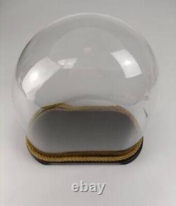 Antique Victorian Oval Hand Blown Glass Globe Dome Doll Clock 14.17 11.92