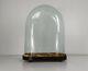 Antique Victorian Oval Hand Blown Glass Globe Dome Doll Clock 14.44 H 14.17' W