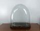 Antique Victorian Oval Hand Blown Glass Globe Dome Doll Clock 15.94h 15.55w6.8