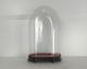 Antique Victorian Oval Hand Blown Glass Globe Dome Doll Clock 18.11 11.416.88