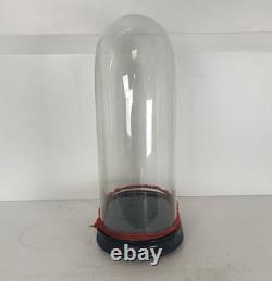 Antique Victorian Oval Hand Blown Glass Globe Dome Doll Clock 18.11 11.416.88