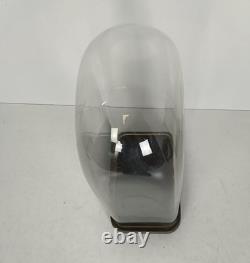 Antique Victorian Rectangular Square Hand Blown Glass Globe Dome HTF 21.85 10.5