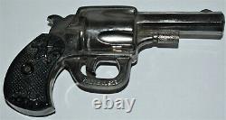 Antique Vintage Glass Revolver Pistol Gun Advertising Store Display