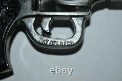 Antique Vintage Glass Revolver Pistol Gun Advertising Store Display