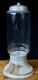 Antique Vtg Sterling Aluminum Metal Glass Tin Bin General Store Display Coffee