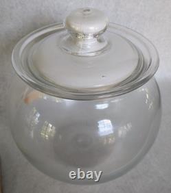 Antique White Cap Marshmallows Country Store Display Jar