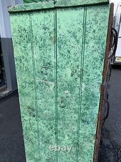 Antique country store cabinet display glass drawers with brass Vintage Shop