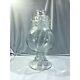 Antique Drug Store Candy Jar Large Clear Glass Display Or Apothecary Jar, Pontil