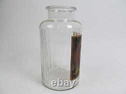 Antique or Vintage JB Lytle Beaver Falls PA Store Advertising Display Glass Jar