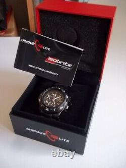 Armourlite AL45 12 hour chronograph. Black. Shatterproof glass. Store display