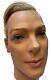 Art Deco French Mannequin Head 1920's Glass Eyes, Human Hair Store Display $695