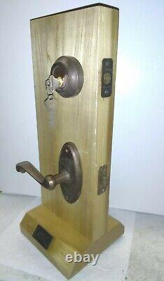 Ashley Norton Solid Bronze Door Handles & Deadbolt Lock with Keys Store Display