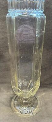 Aunt Jane's Candy Treats 1902 Glass Jar Counter Store Display Crownford