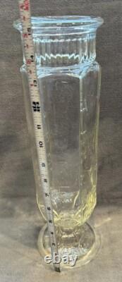 Aunt Jane's Candy Treats 1902 Glass Jar Counter Store Display Crownford