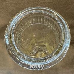 Aunt Jane's Candy Treats 1902 Glass Jar Counter Store Display Crownford