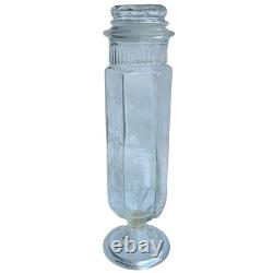 Aunt Jane's Candy Treats 1902 Glass Jar Counter Store Display Crownford Repro