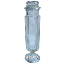 Aunt Jane's Candy Treats 1902 Glass Jar Counter Store Display Crownford Repro