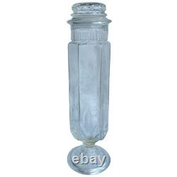 Aunt Jane's Candy Treats 1902 Glass Jar Counter Store Display Crownford Repro