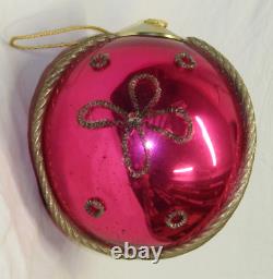 Austria Jumbo Glass Kugel Christmas Ornament Antique Store Display 1950's