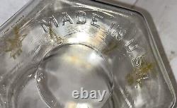 Authentic 1930s Planters MR PEANUT Glass Country Store Display Advertising Jar