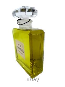 Authentic Vintage CHANEL No 19 PARFUM Glass Bottle Store Display, 6x3.75x1.5