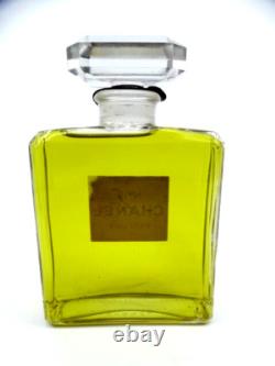 Authentic Vintage CHANEL No 19 PARFUM Glass Bottle Store Display, 6x3.75x1.5