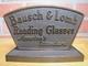 Bausch & Lomb Reading Glasses Original Old Eyeglass Store Display Sign Ad