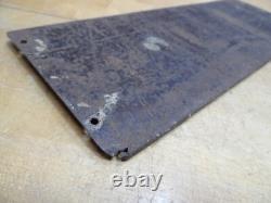 BELMAR ICE Co OFFICE Original Old Scalloped Chip Glass Reverse Under Glass Sign