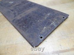 BELMAR ICE Co OFFICE Original Old Scalloped Chip Glass Reverse Under Glass Sign
